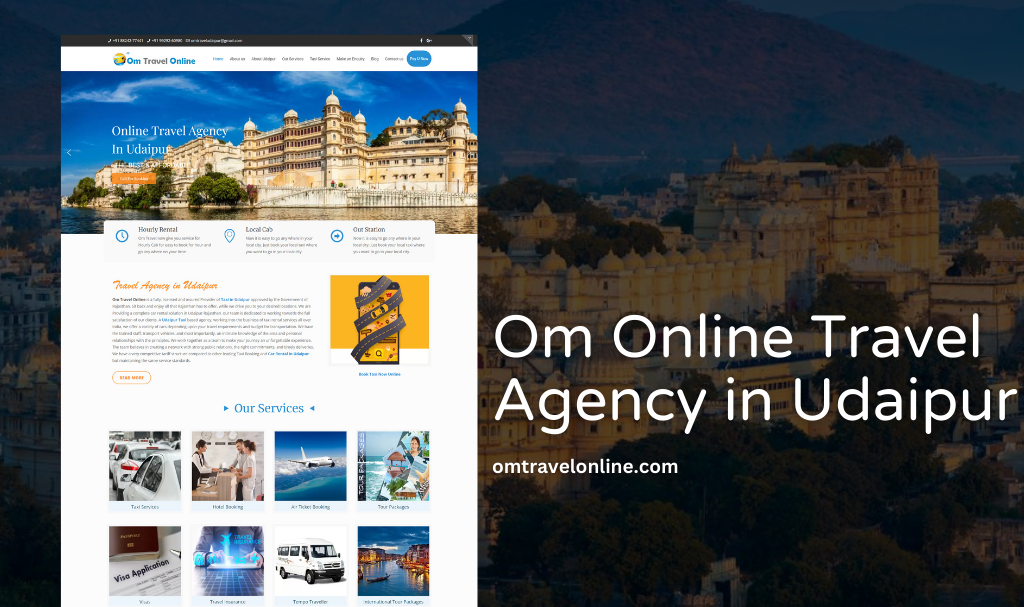 Best Travel Agency Website Designer in Udaipur, Rajasthan, India