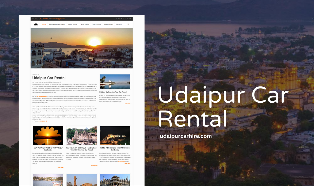 Car Rental Website Designer in Udaipur, Rajasthan, India