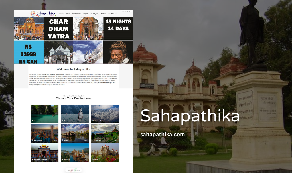 Travel Website Designer in Udaipur, Rajasthan, India