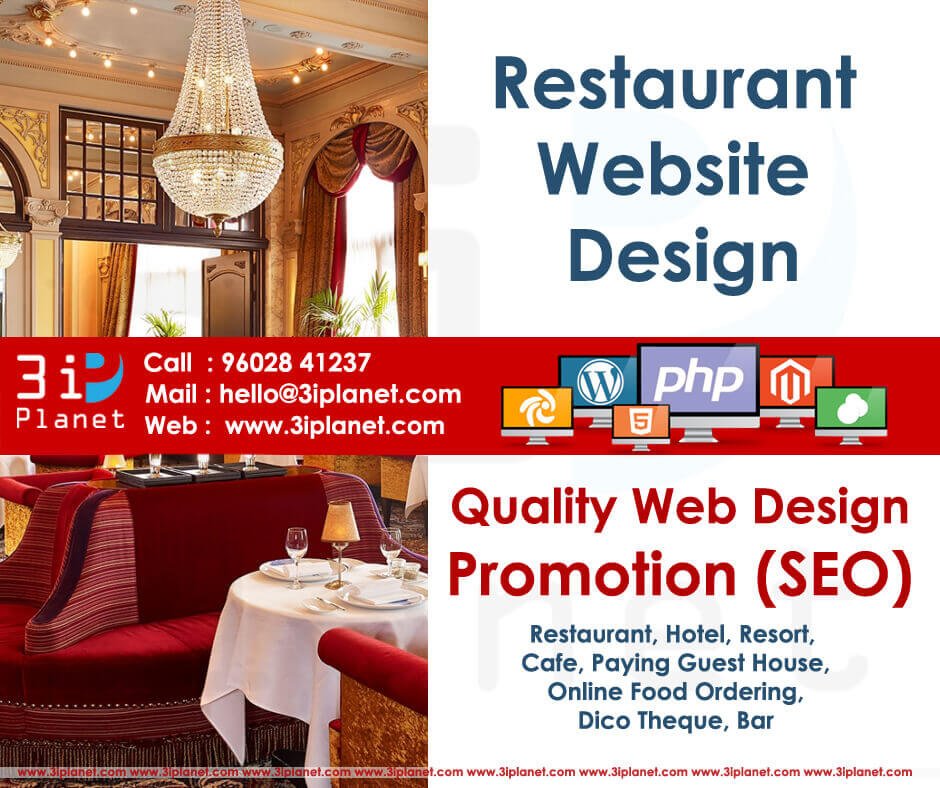 Restaurant Website Design Services