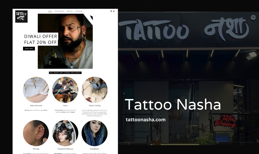 Tattoo Artist Website Designer in Udaipur, Rajasthan, India