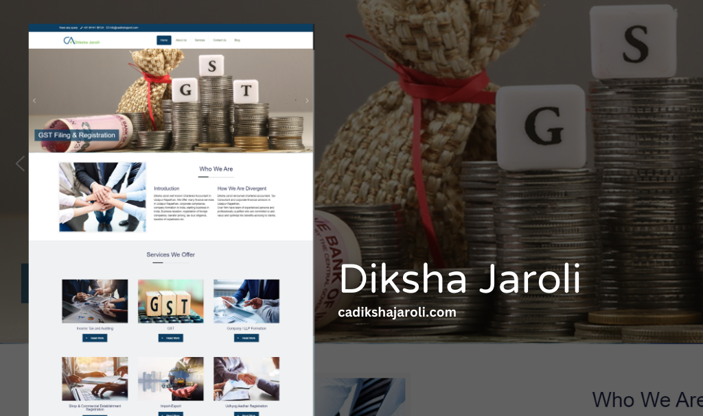 Chartered-Accountant Website Designer in Udaipur, Rajasthan, India