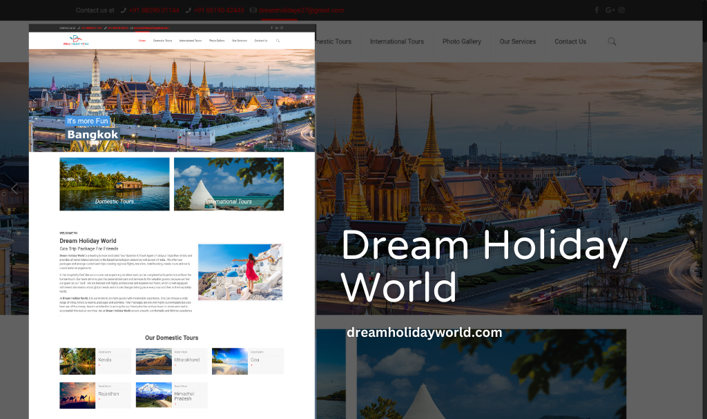 Tour-Company- Website Designer in Udaipur, Rajasthan, India