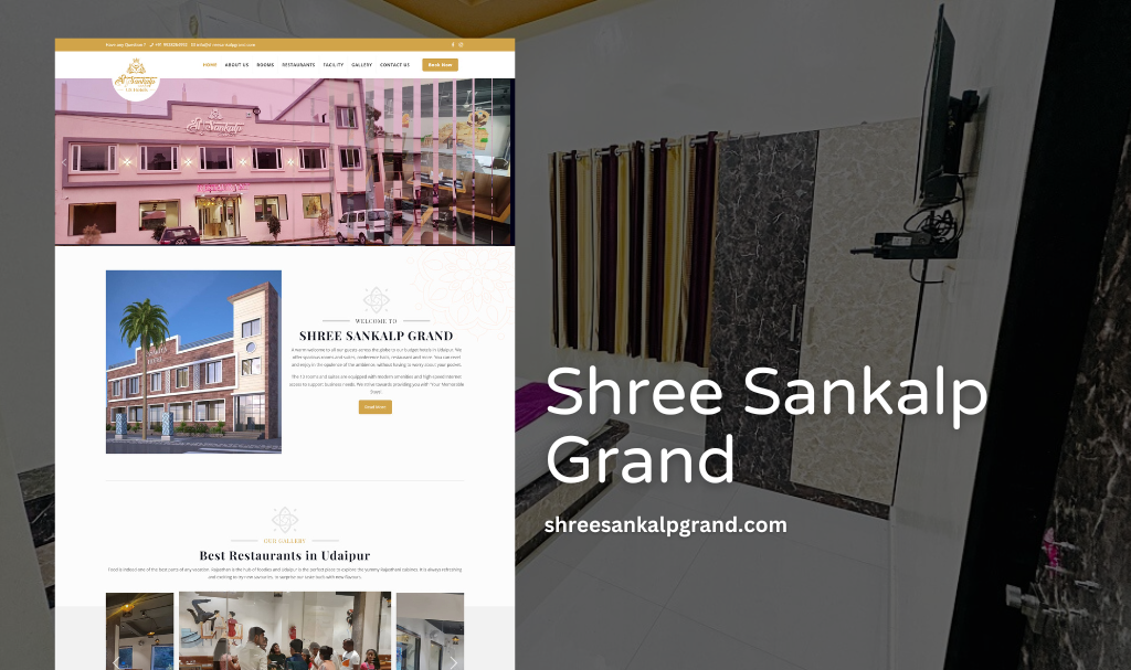 Budget Hotel Website Designer in Udaipur, Rajasthan, India