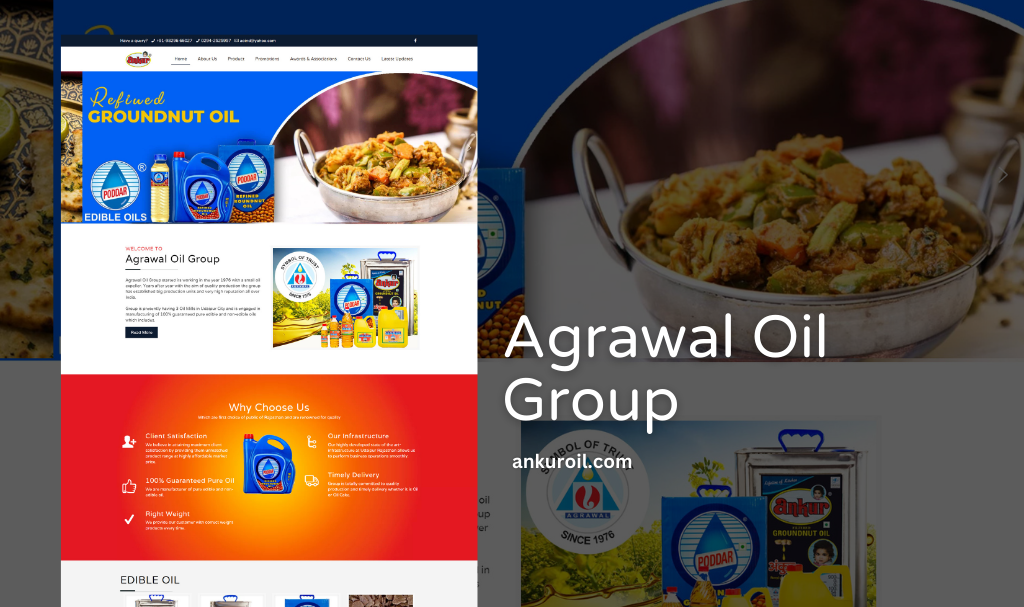 Cooking Oil Website Designer in Udaipur, Rajasthan, India