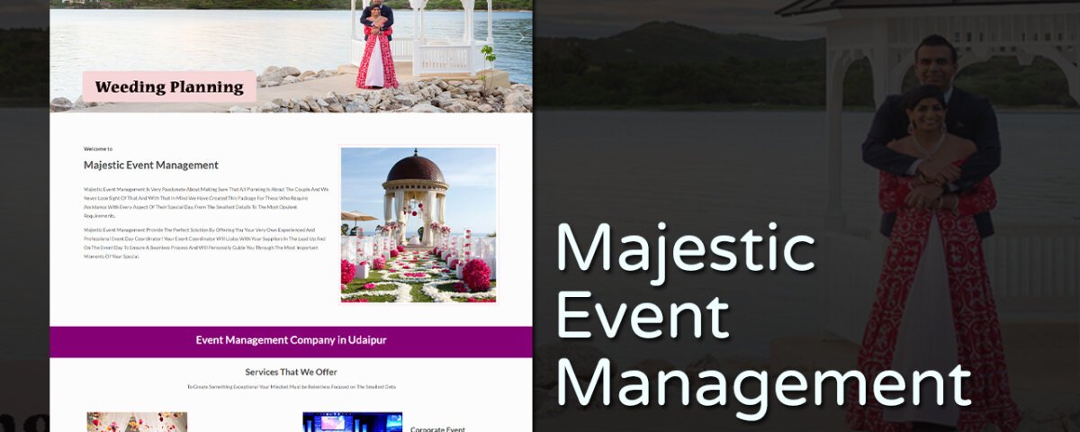 Event planner website designs company