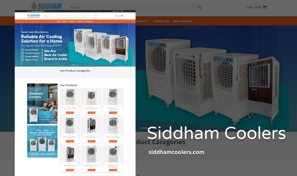 Air Cooling Products Website Designer in Udaipur, Rajasthan, India