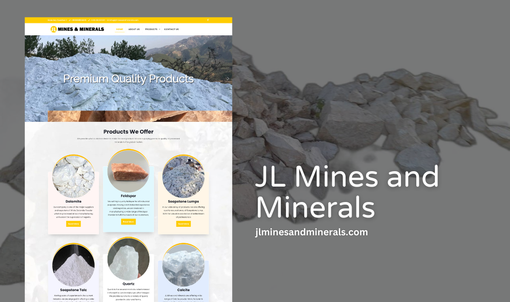 Industrial Minerals Website Designer in Udaipur, Rajasthan, India