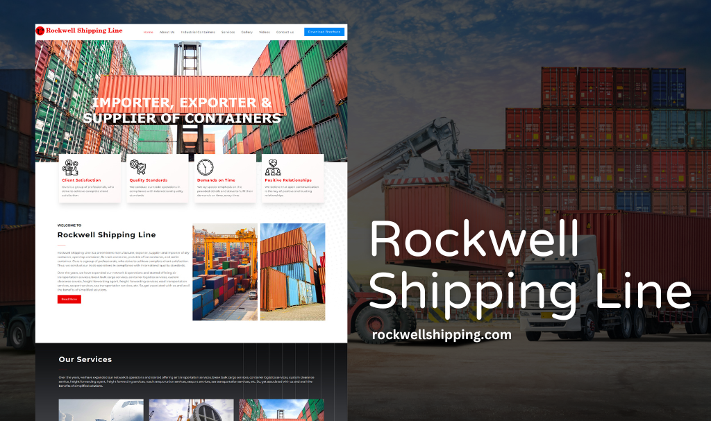 Shipping Line Company Website Designer in Udaipur 