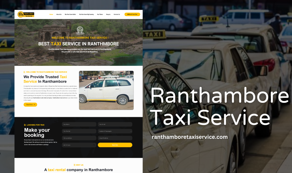 Taxi Service Website Designer in Udaipur