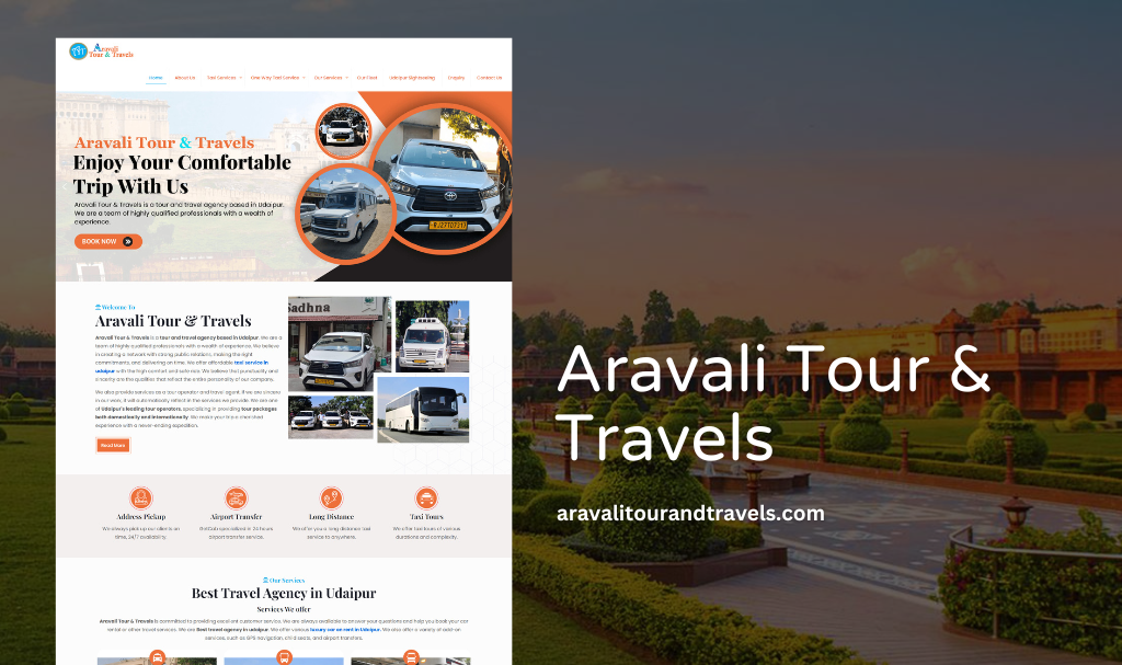 Tour Travel Website Designer in Udaipur 