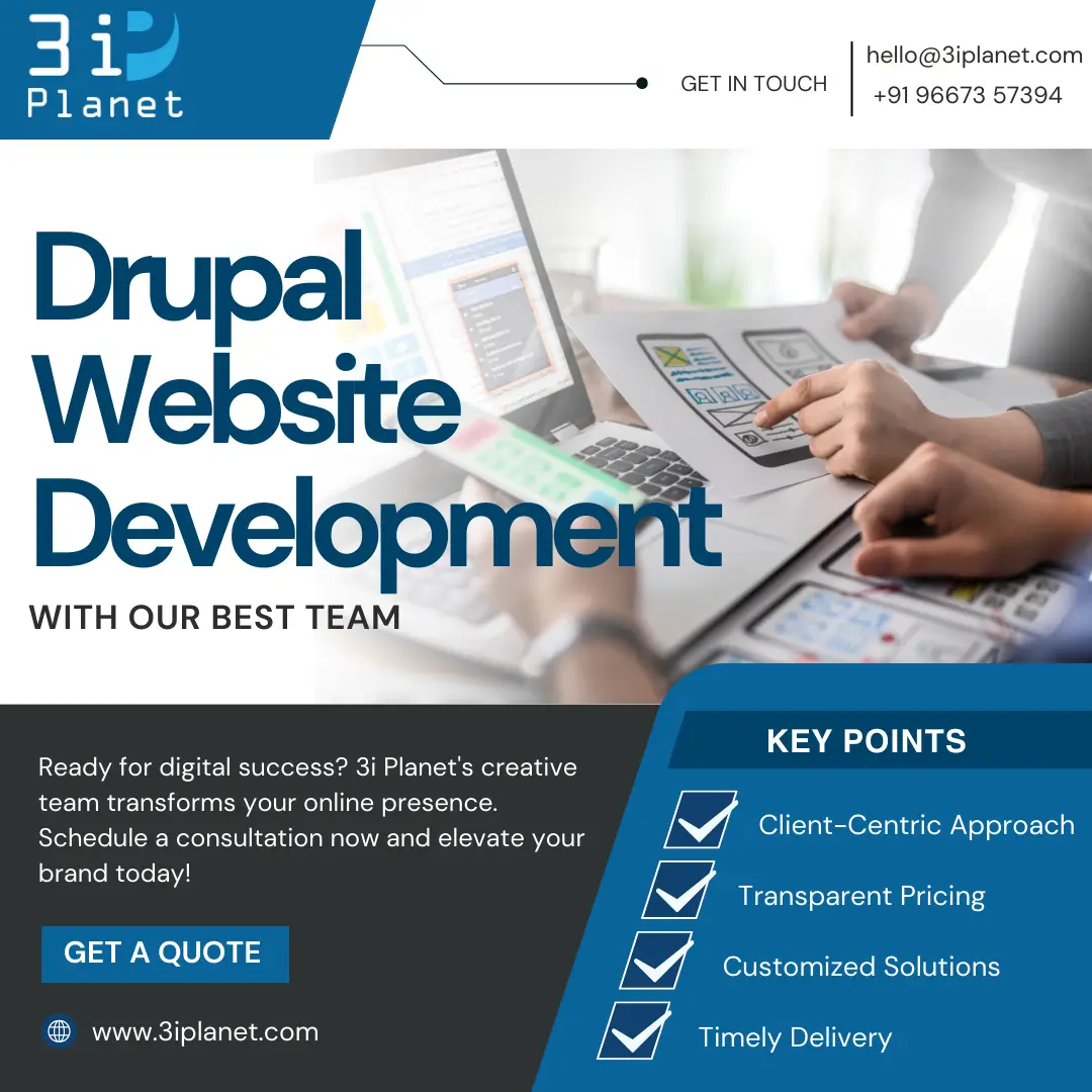 Best Drupal Website Services in Udaipur