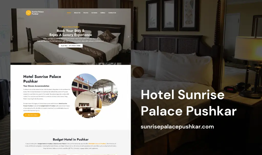 Hotel services Website Designer in Udaipur