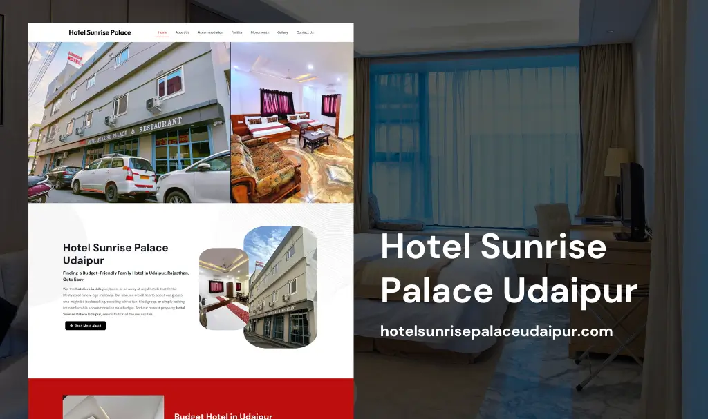 Hotel services Website Designer