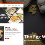 Custom Web Design for Egg Dish Enthusiasts