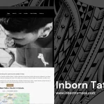 Professional Tattoo Website Design 