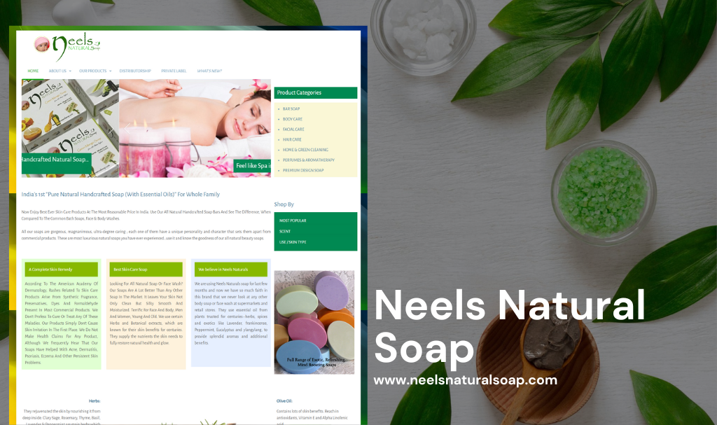 Professional Website Design for Natural Soap Store (1)