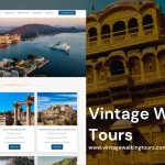 Website Design for Vintage Walking Tours