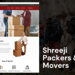 custom website design for packers and movers