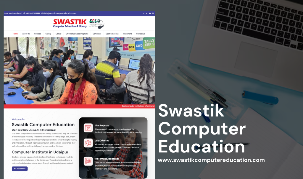 Computer Education Website Design 