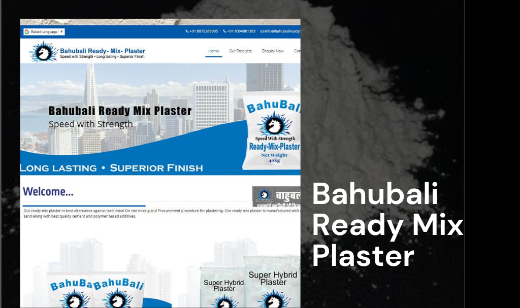 Ready Mix Plaster Website Designer in Udaipur, Rajasthan, India